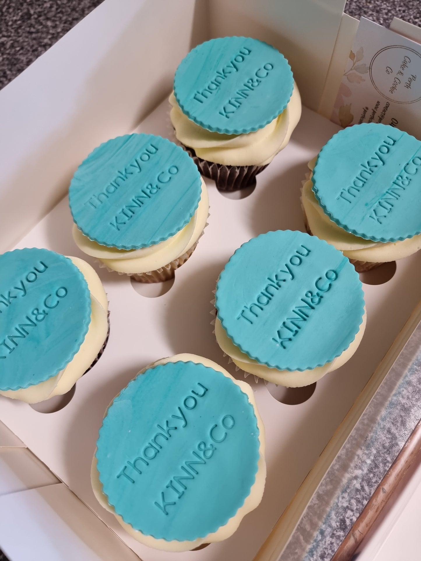 Fondant Embossed Cupcakes