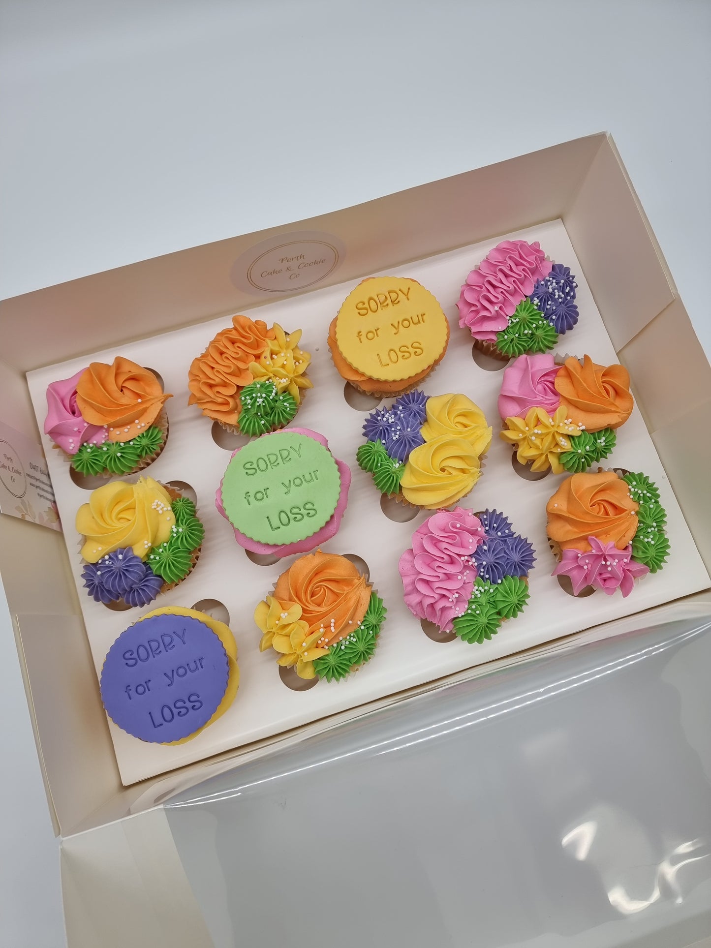 Fondant Embossed Cupcakes
