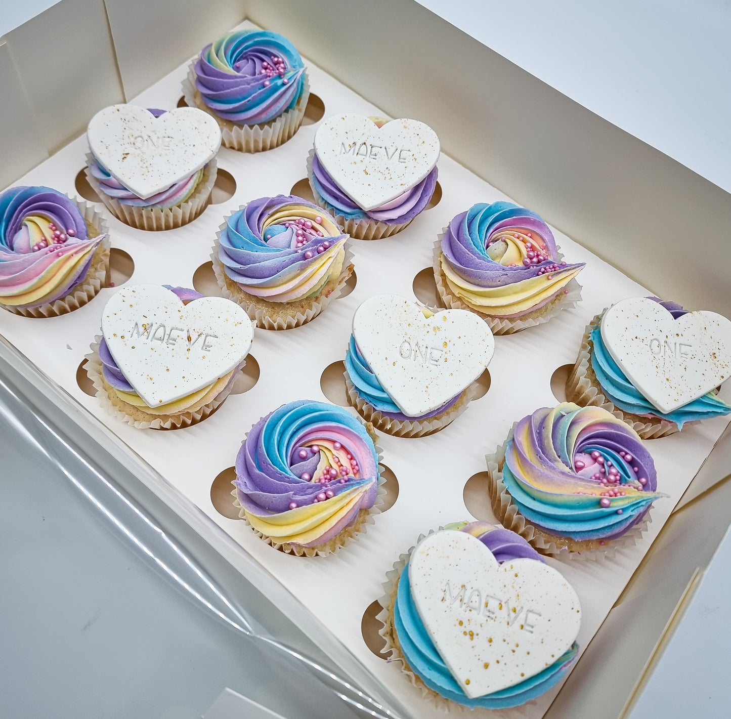 Rainbow Cupcakes