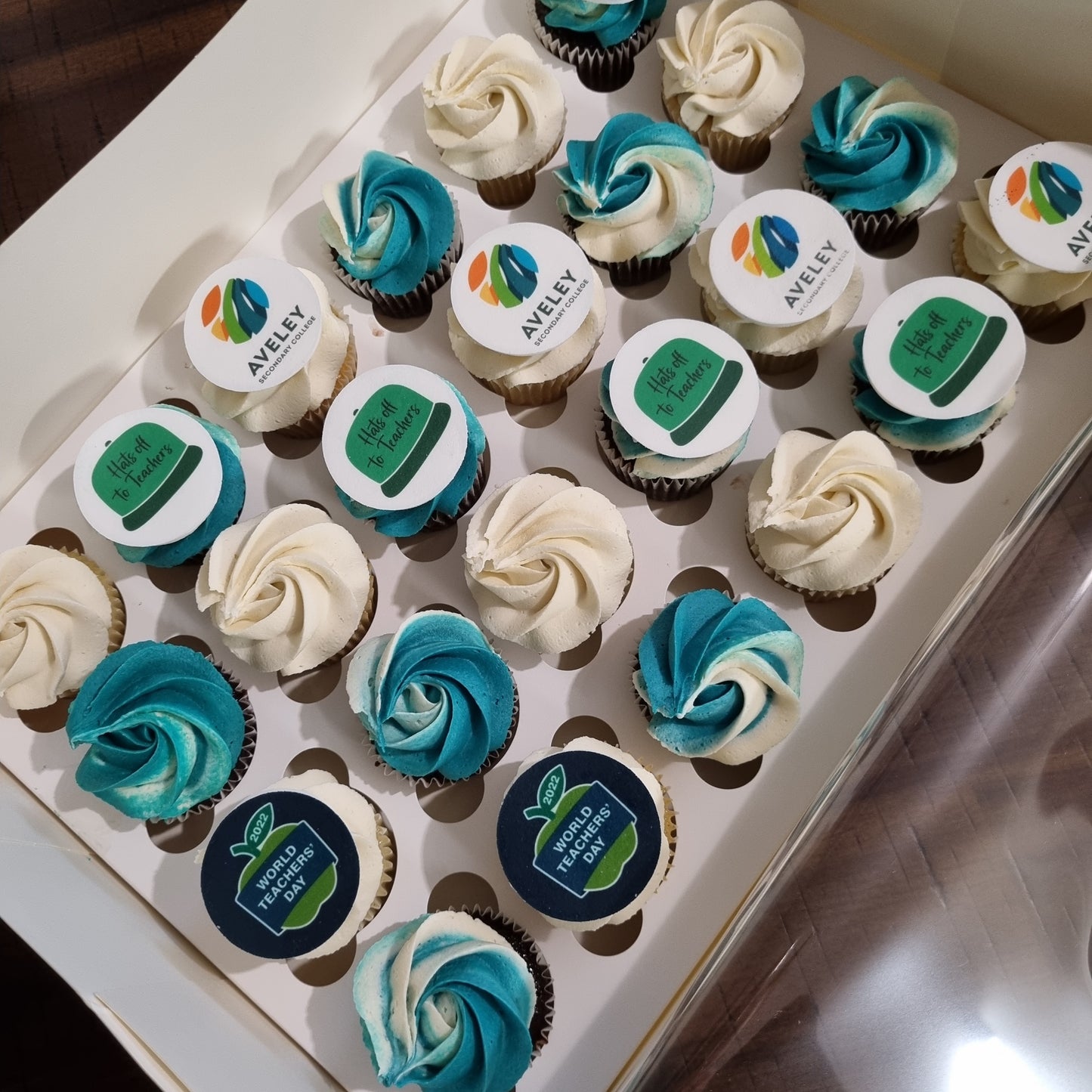 Mini Branded Cupcakes
