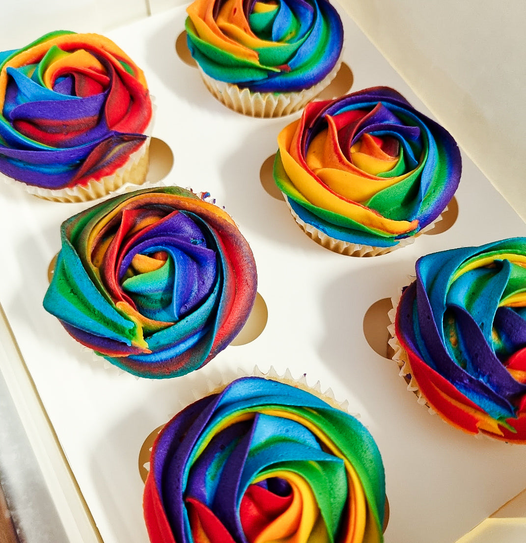 Rainbow Cupcakes