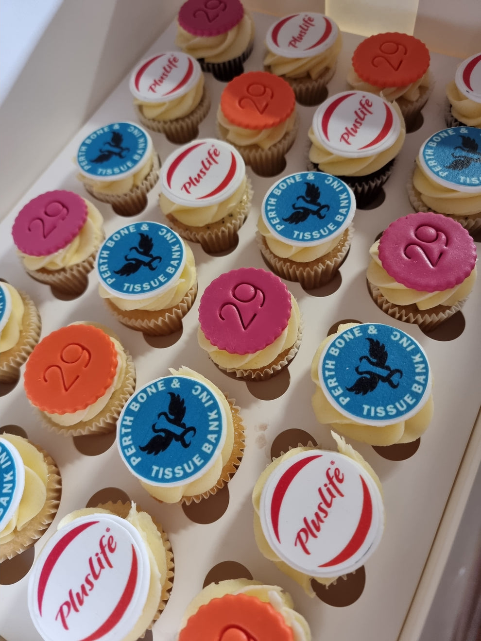 Mini Branded Cupcakes – Perth Cake & Cookie Co