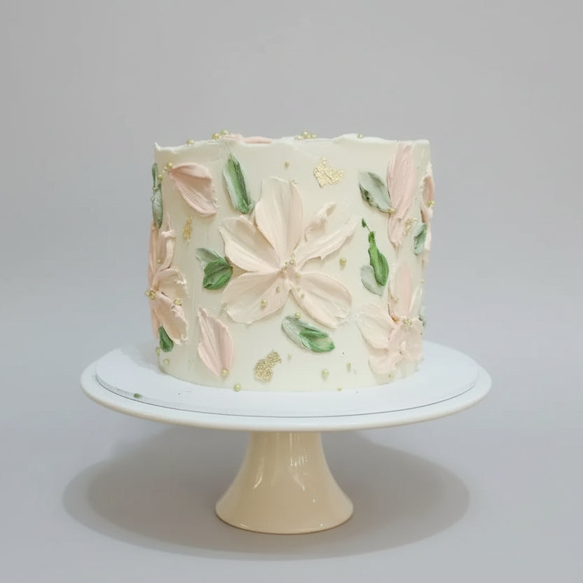 Textured Flower Cake